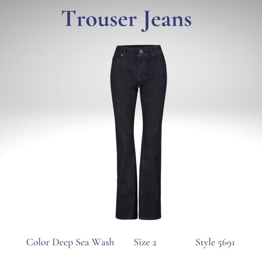 Dark Wash Trouser Jeans-cabi style 5691